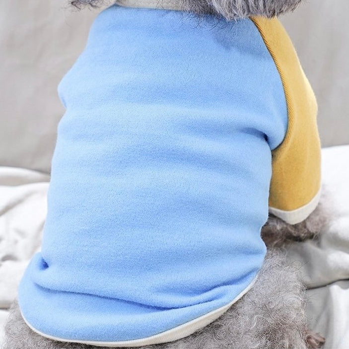 Contrast Color Bear Printed Dog Cat T-Shirt
