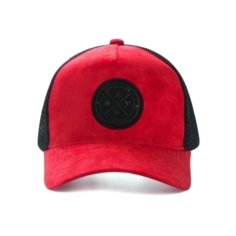 Unisex Minimalist Color Block Star Hollow Out Curved Eaves Baseball Cap