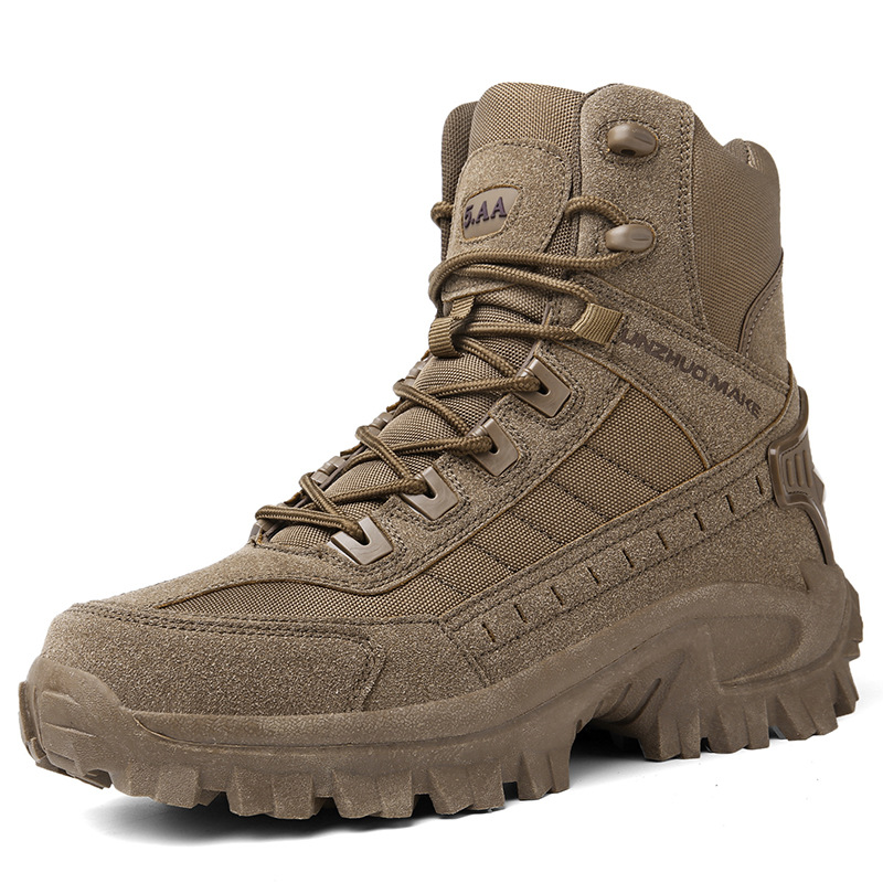 Kerstverkoop - 49% UIT - Waterdichte Outdoor Antipunctie Werk Legerlaarzen voor Mannen (Upgrade Duurzaamheid)