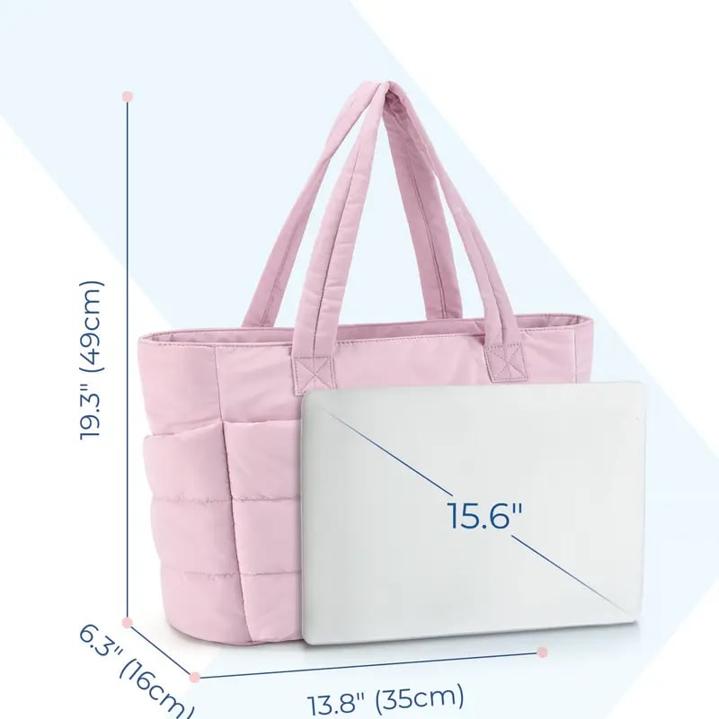 48% OFF Large Tote Bag with Zipper