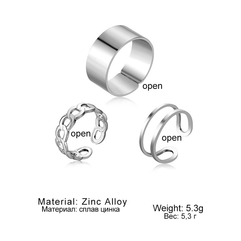 Animal Flower Alloy Plating Inlay Artificial Pearls Artificial Diamond Women's Open Rings
