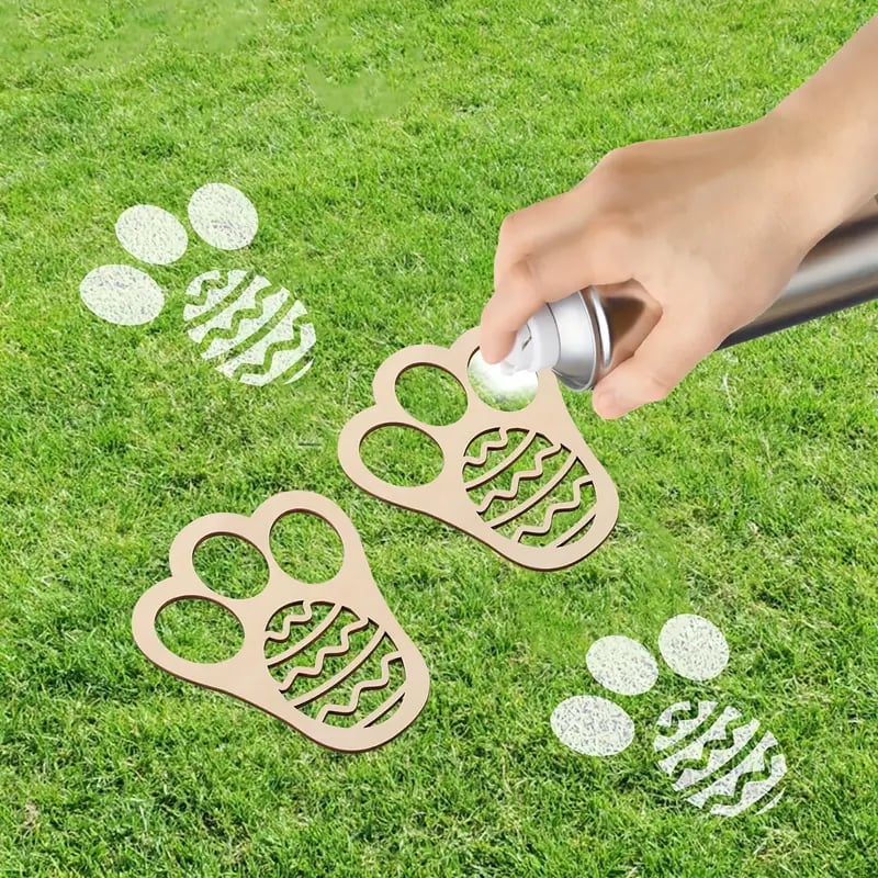 Easter Bunny Footprints Props