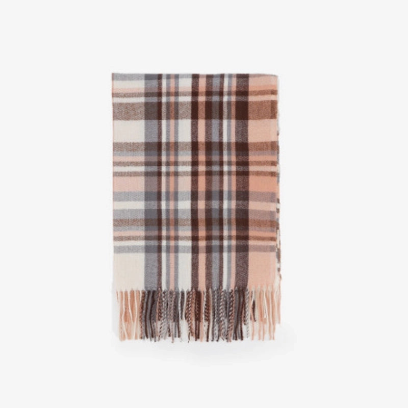 Thickened Long Autumn And Winter Cashmere Scarf Winter Explosions Women's Multi-color Warm-keeping Men's Plaid Tassel Shawl