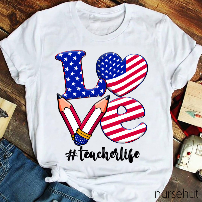 Love Pencil American T-Shirt