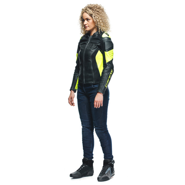 RACING 4 LADY LEATHER JACKET