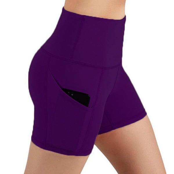 Buy 2 get 10% off🔥Women High Waist Hip Lifting Yoga Shorts Pocket