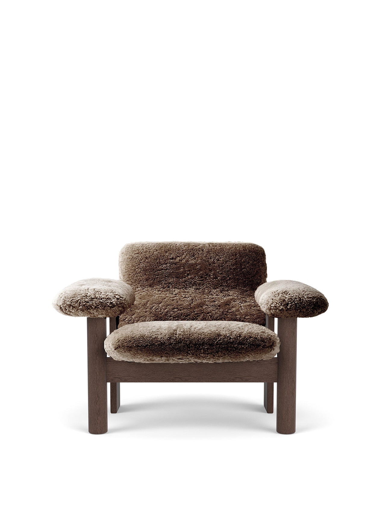 Brasilia Lounge Chair. Low Back. Sheepskin