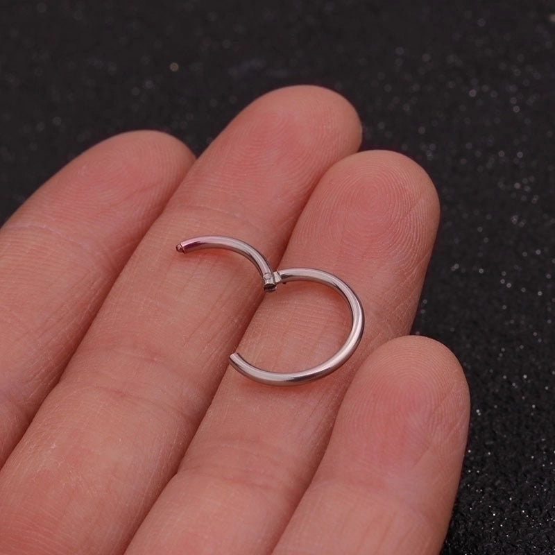 Nose Rings & Studs Minimalist Geometric 316 Stainless Steel  Plating