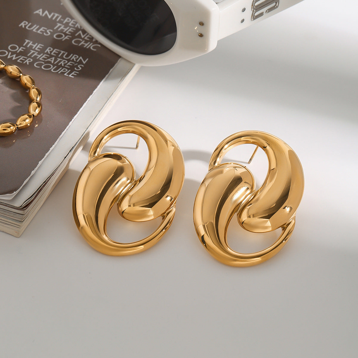 Titanium Steel Earrings Stainless Steel Earrings