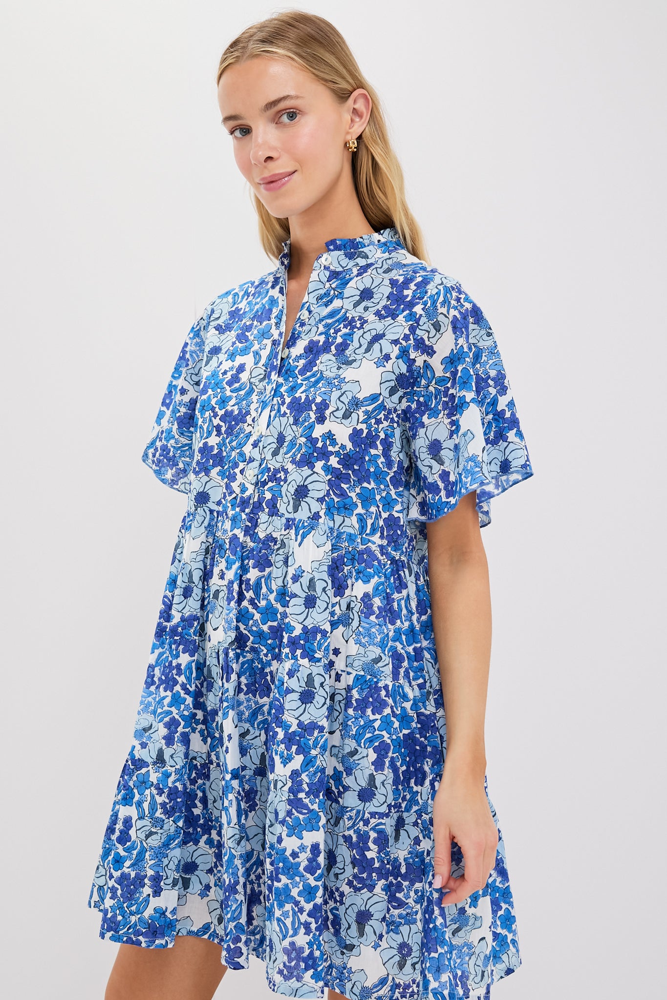 Exclusive Blue Nerano Vibeka Short Dress