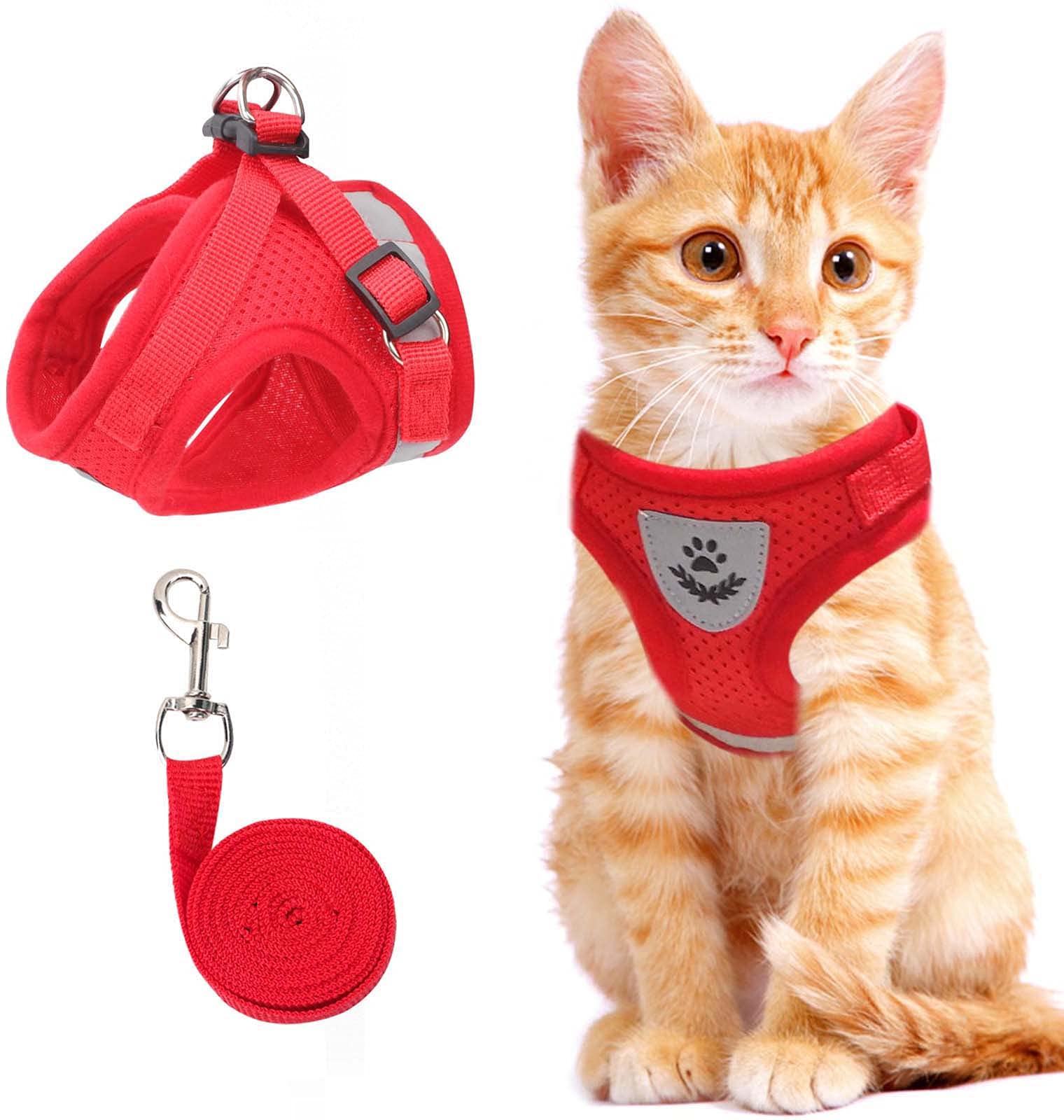 Adjustable Breathable Luminous Purrfect Feline Freedom Harness