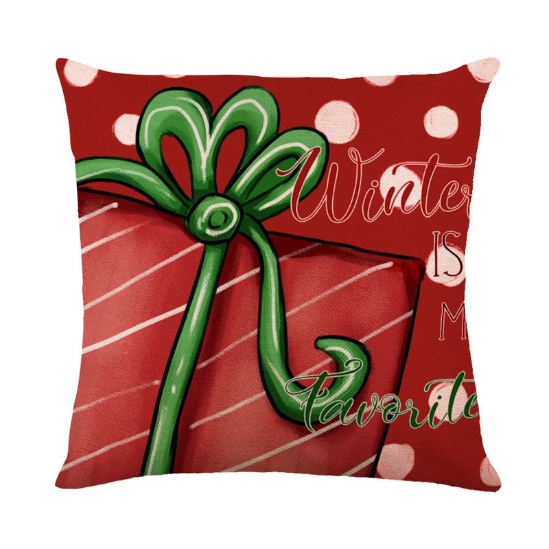 Casual Vacation Letter Linen Pillow Cases