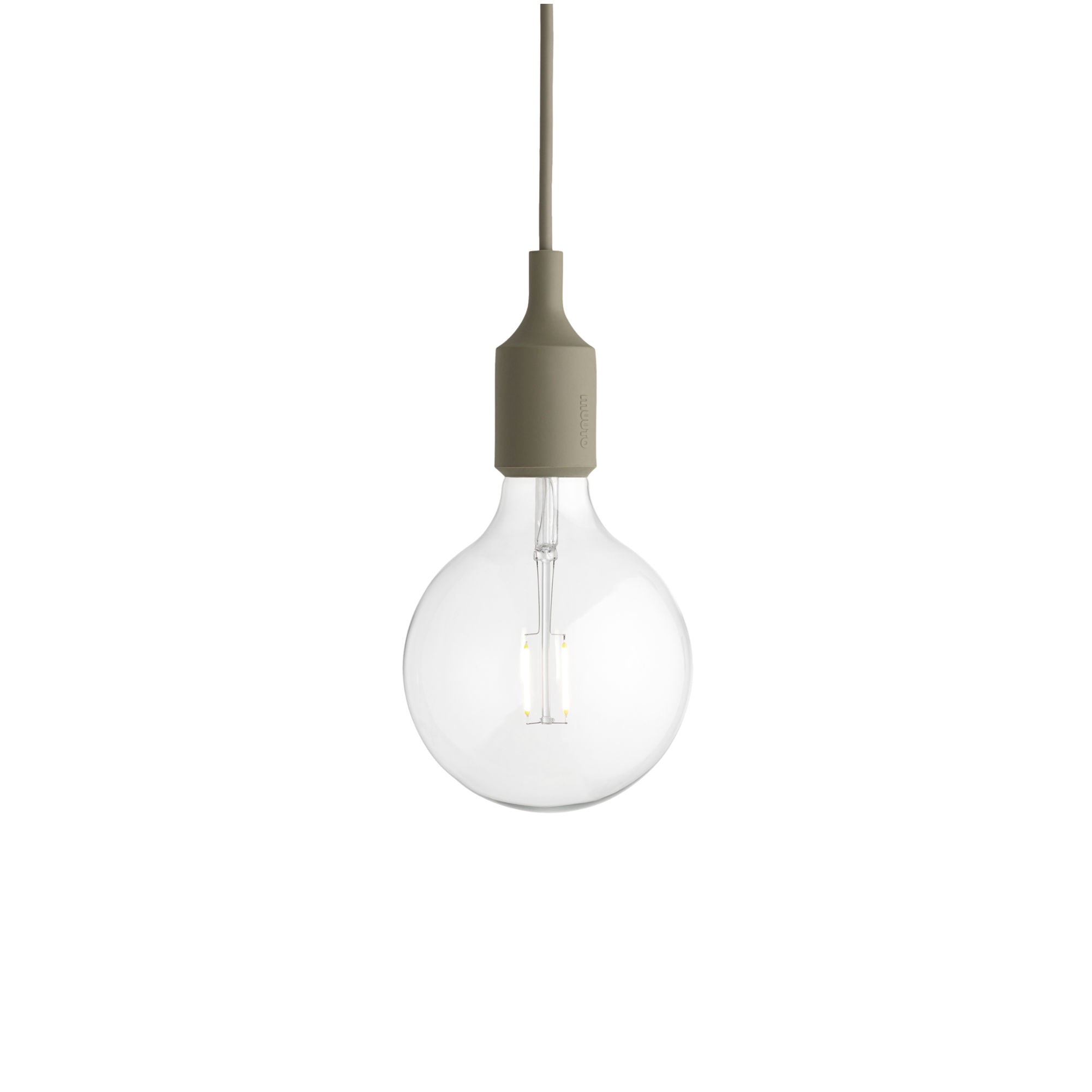 Muuto E27 pendant lamp. olive