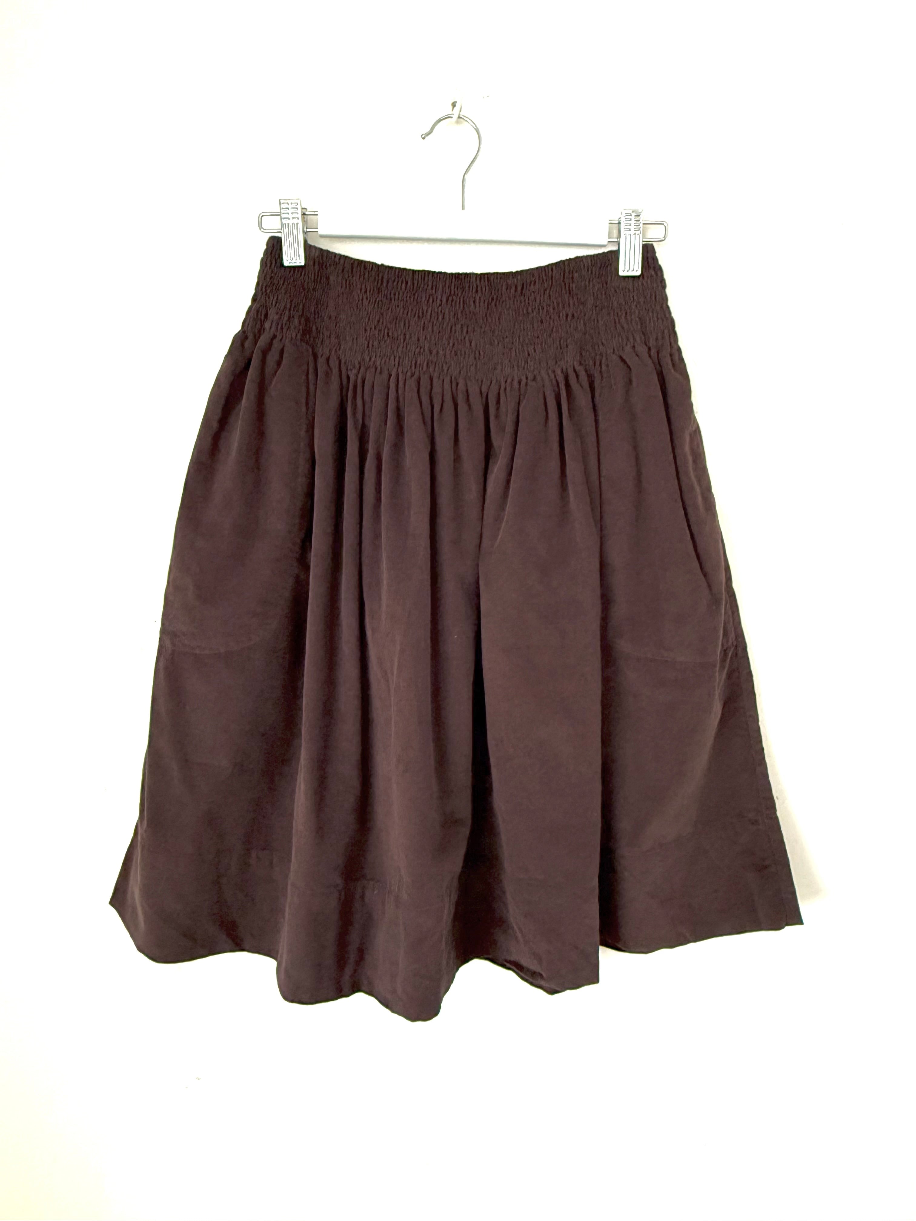 zoe skirt - chocolate cord