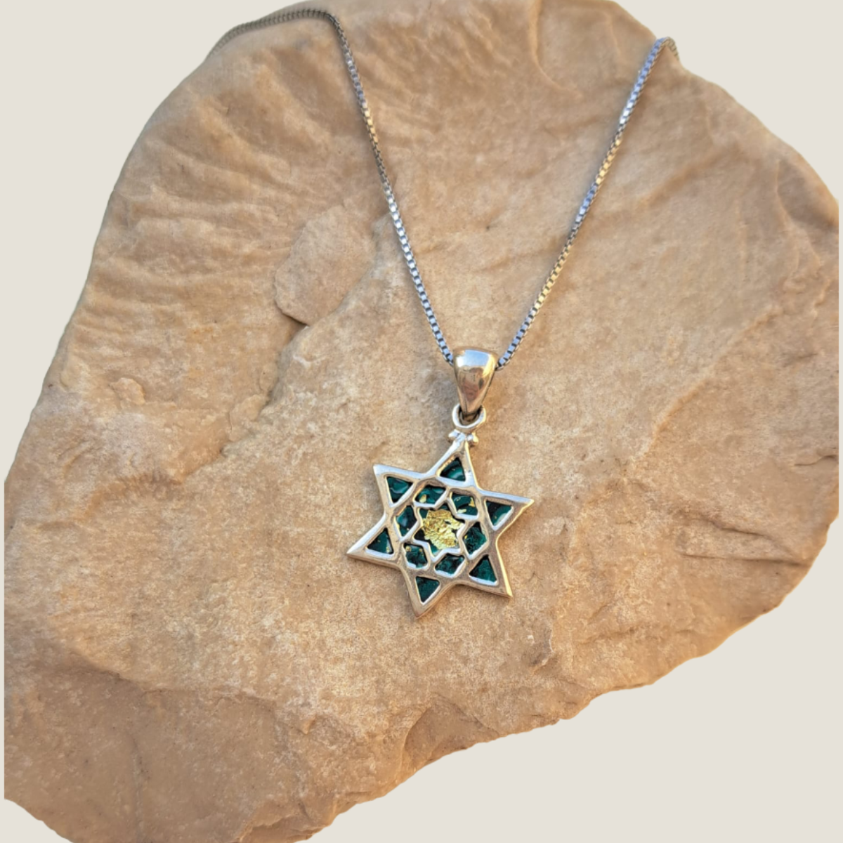 Magen David Necklace | Silver