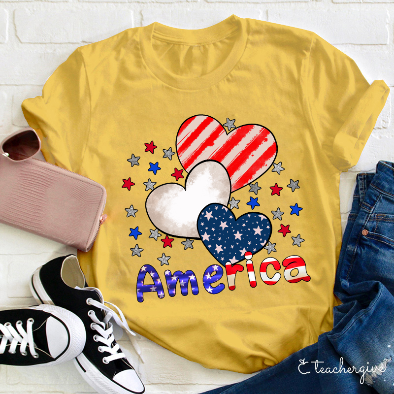 America Heart T-Shirt