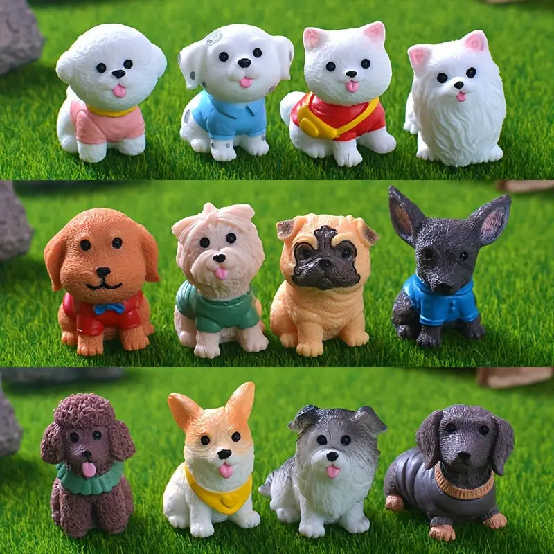 Adorable Cartoon Dog Micro Landscape Ornaments