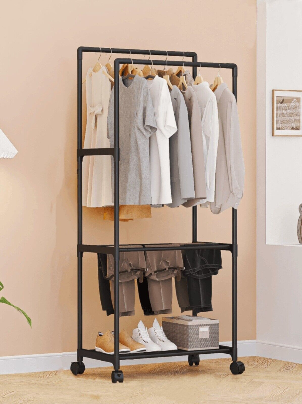 Iron Clothes Drying Rack. Multifunction Clothes Drying Rack