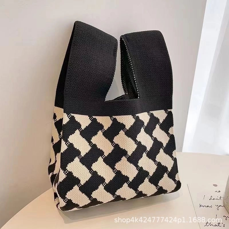 Spring And Summer New Arrival Women's Bag Handbag Bag Fashionable Simple Niche Knitted Bag Vesel Bag Crossbody Bag