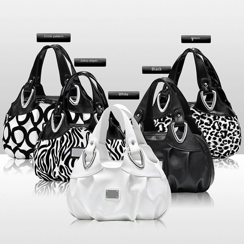 Autumn And Winter New Fashion Fashion Color Simple Shoulder Bag Large Capacity Mother Handbag Bag One-piece Generation