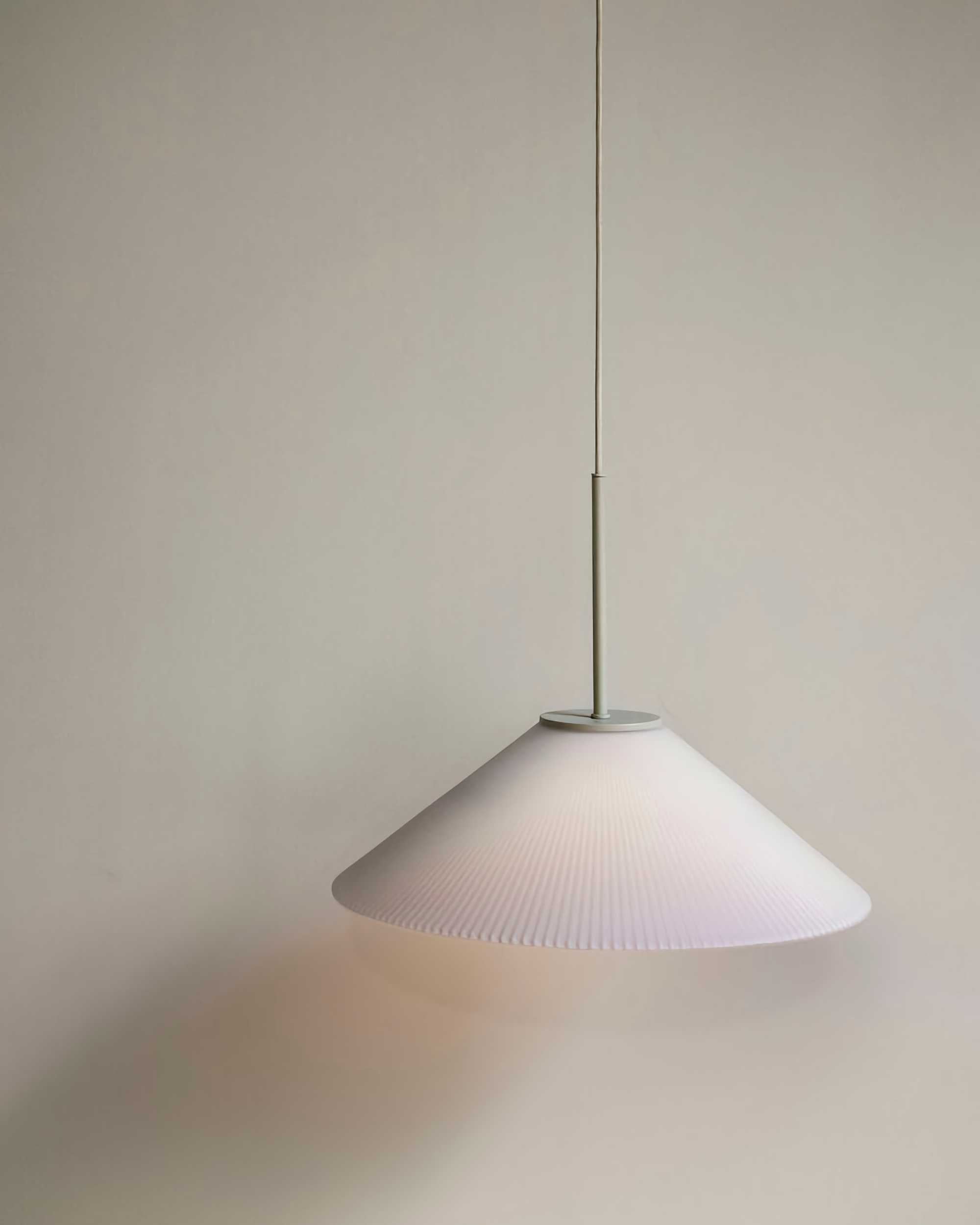 Hubsch Interior Solid Pendant Lamp. White/Sand