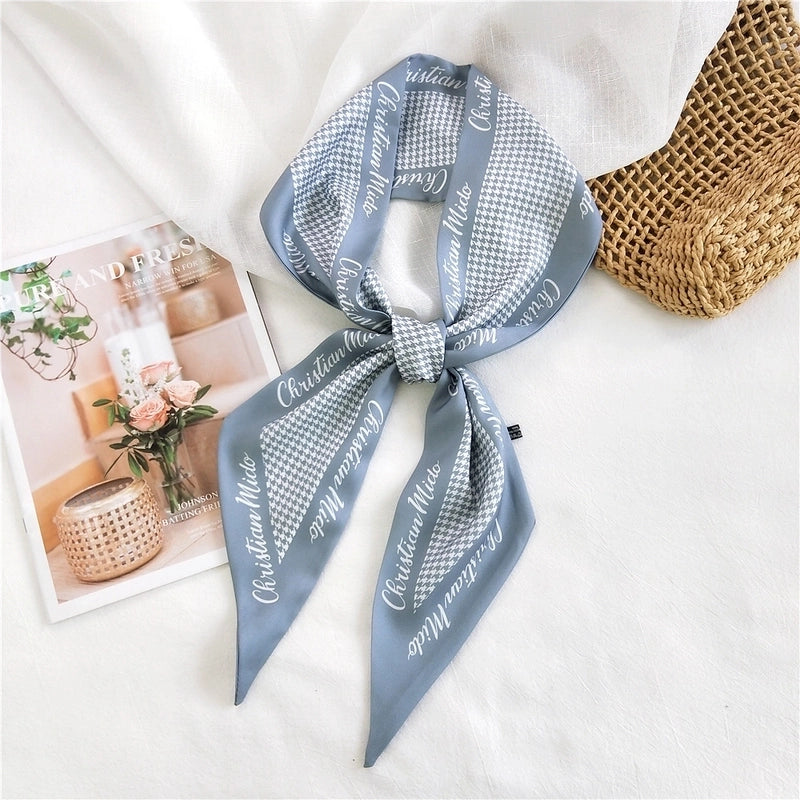 Fashion Printing Long Silk Scarf