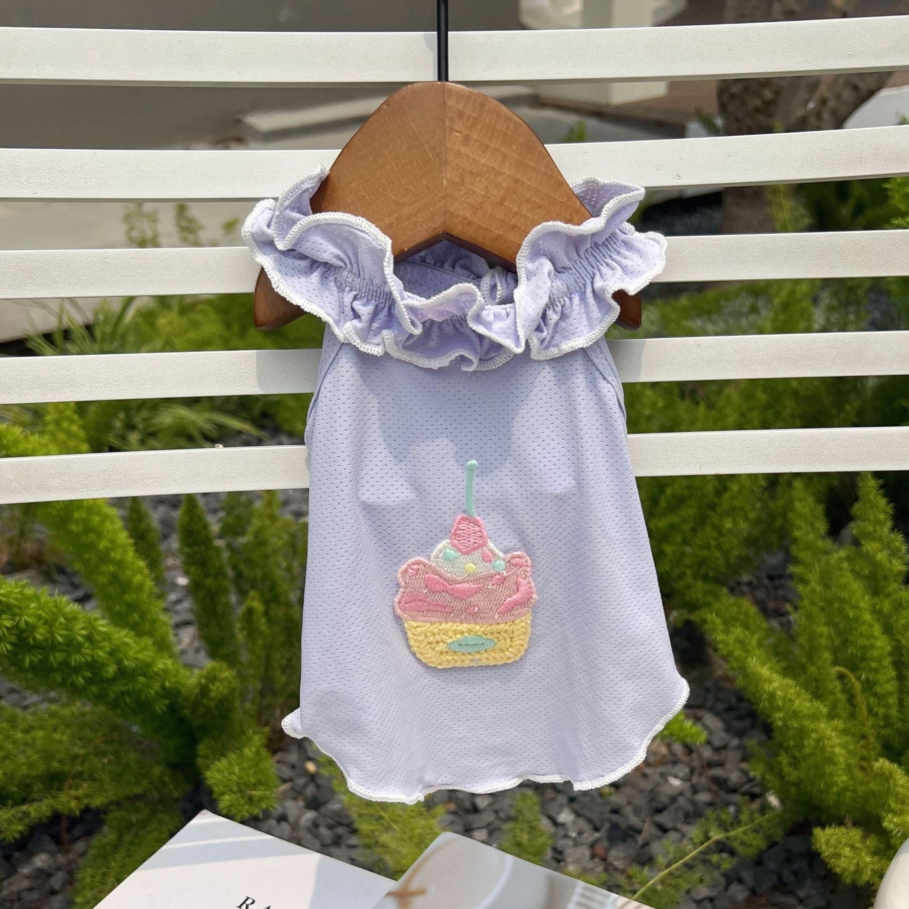 Cupcake Printed Breathable Dog Cat Vest