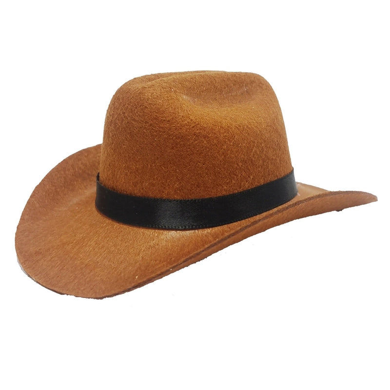 Cowboy Style Nonwoven Solid Color Pet Hat
