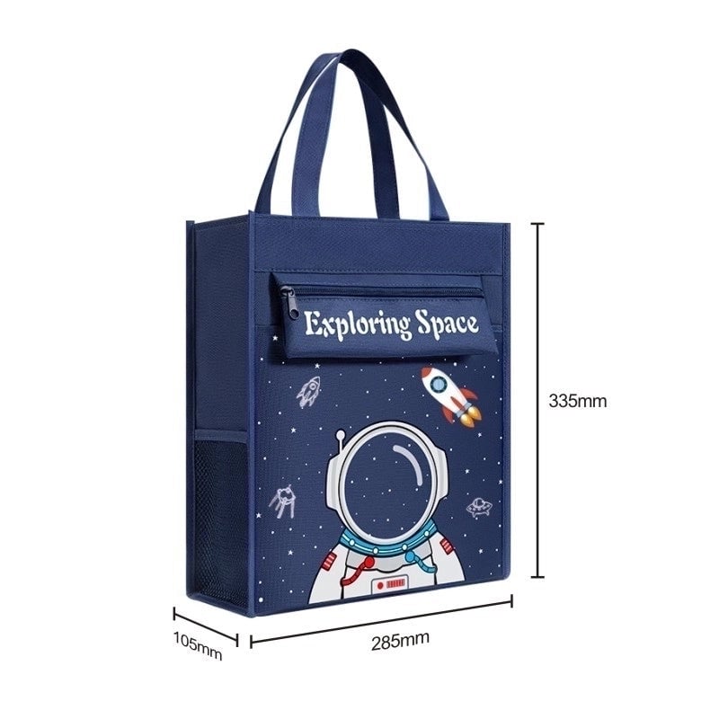Unisex Cute Cartoon Oxford Cloth Waterproof Shopping Bags