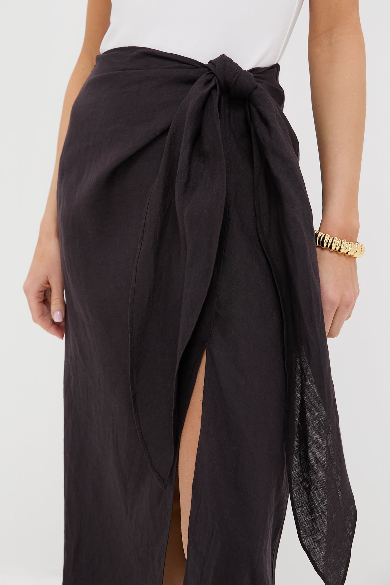 Deep Espresso Lexi Sarong Skirt