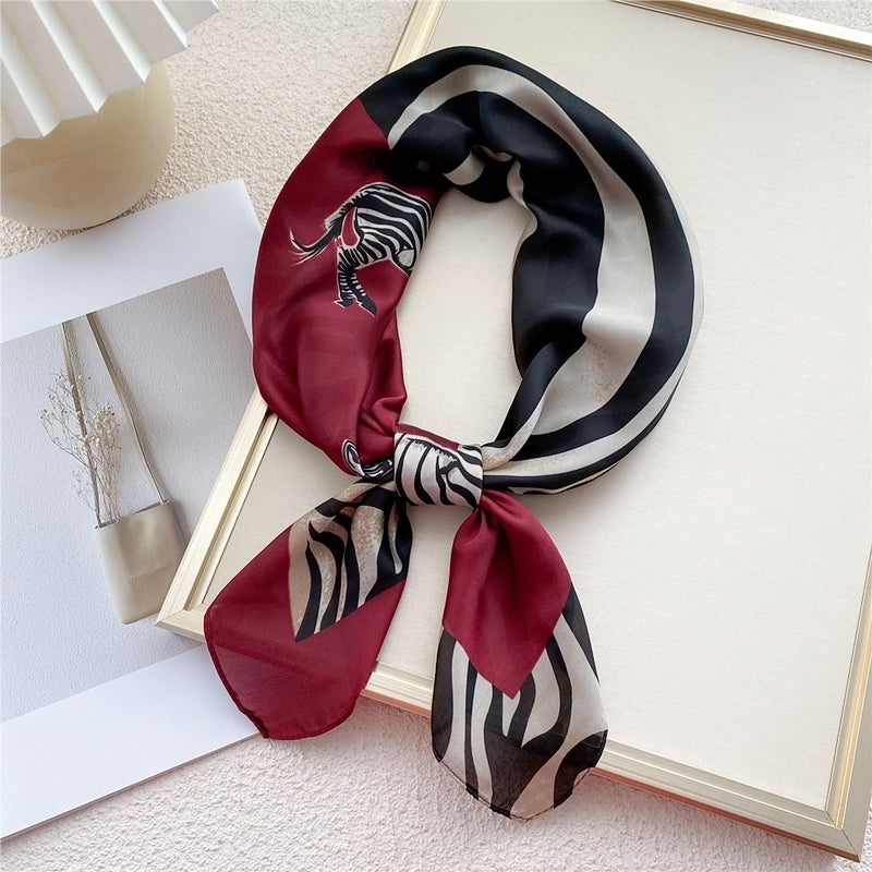 70 Small Square Scarf Silk Scarf Autumn And Winter Gauze Scarf