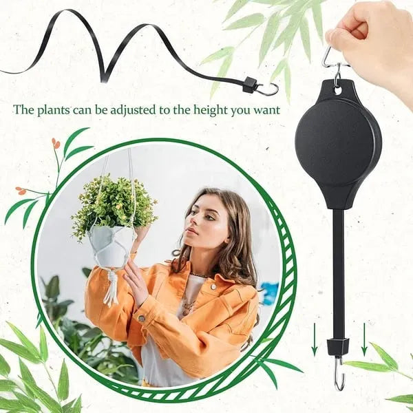 🪴🦜Plant Pulley Set For Garden Baskets Pots. Birds Feeder