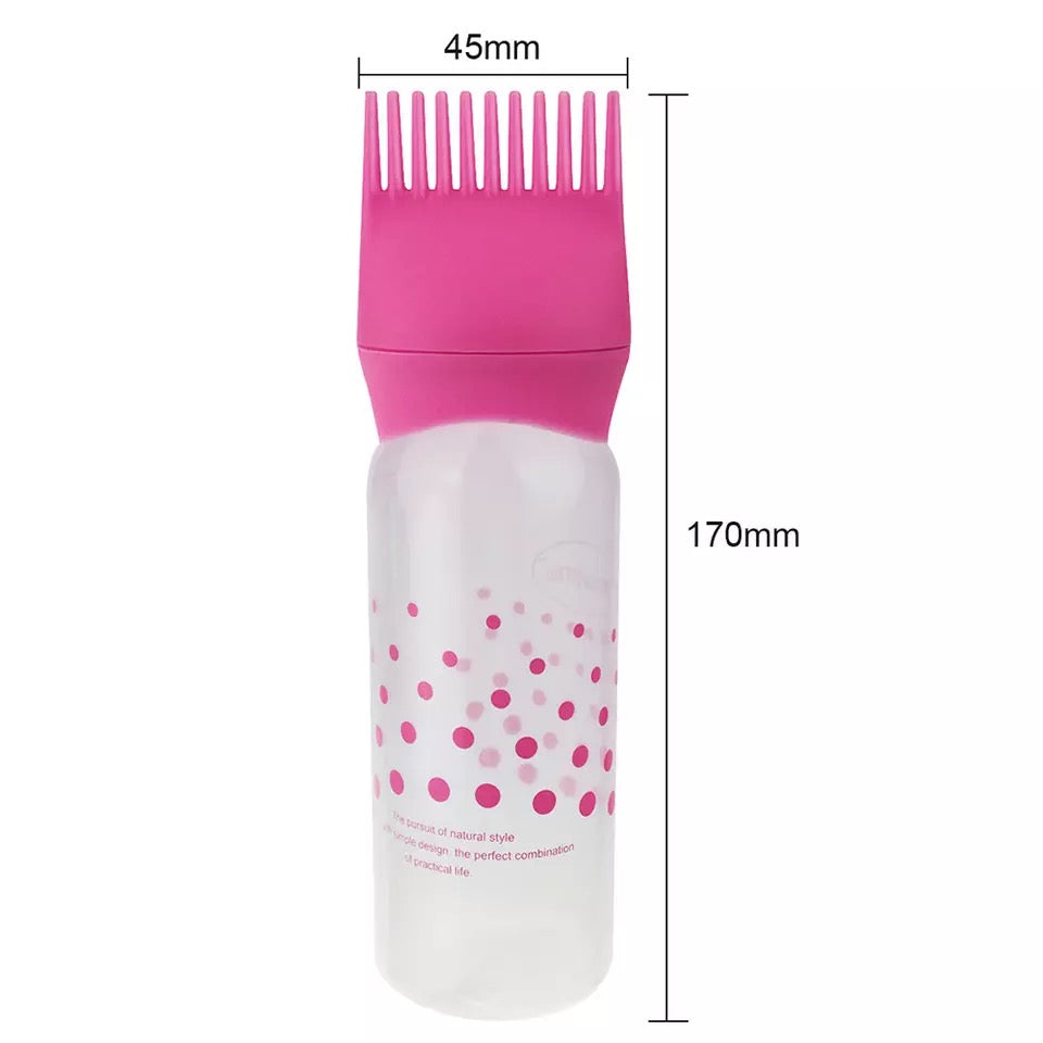 Hair Oil Comb Bottle