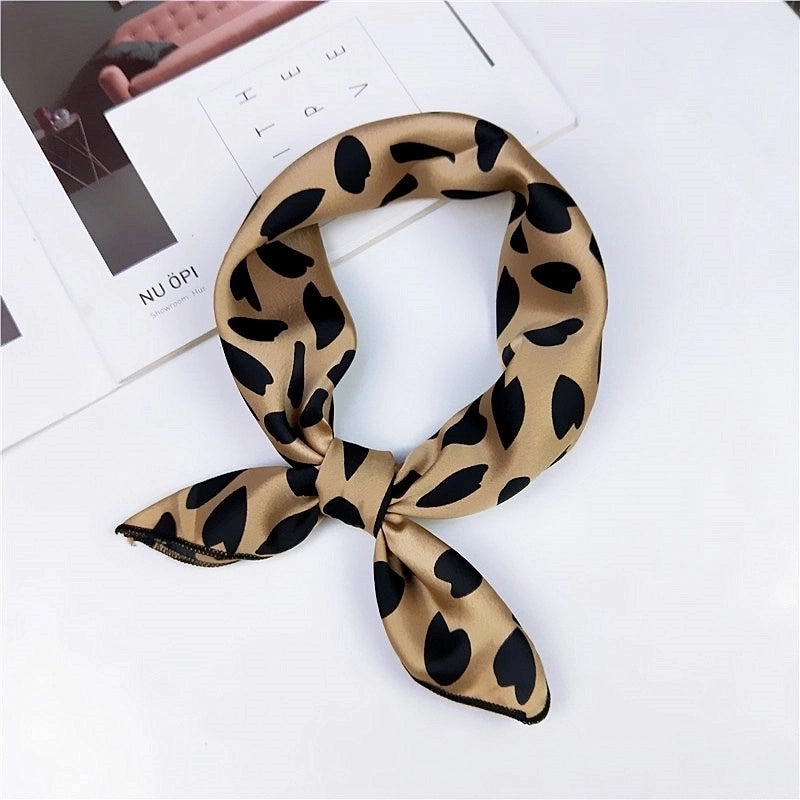 New Spring And Autumn Summer Small Silk Scarf Small Square Towel Women's Professional Variety Decorative Printed Scarf Scarf