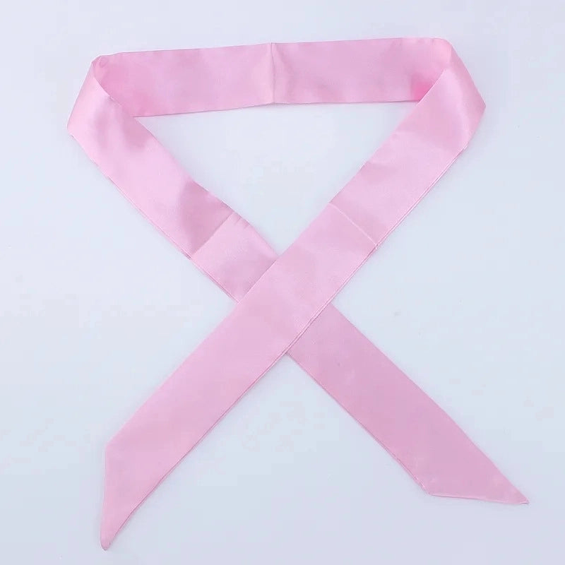 Women's Minimalist Solid Color Satin Silk Scarves