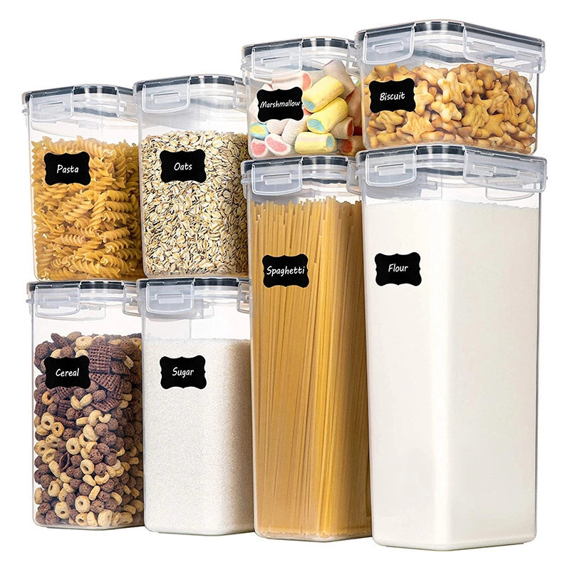 Minimalist Transparent Plastic Storage Container Box