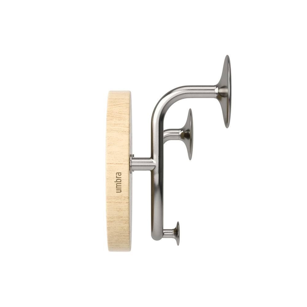 Melody Valet Wall Hook - Nickle