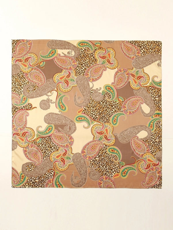 Women's Vintage Style Classic Style Rainbow Moonlight Silk Silk Scarf