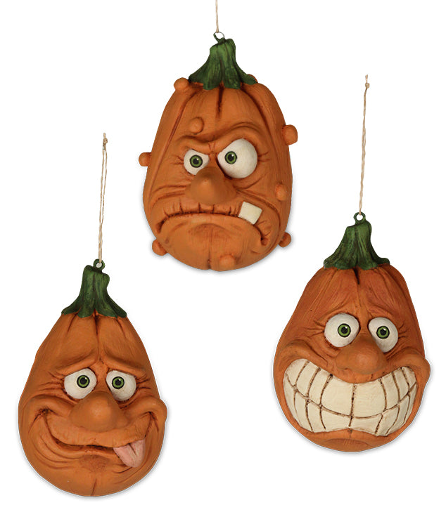 Silly Halloween Pumpkin Ornaments