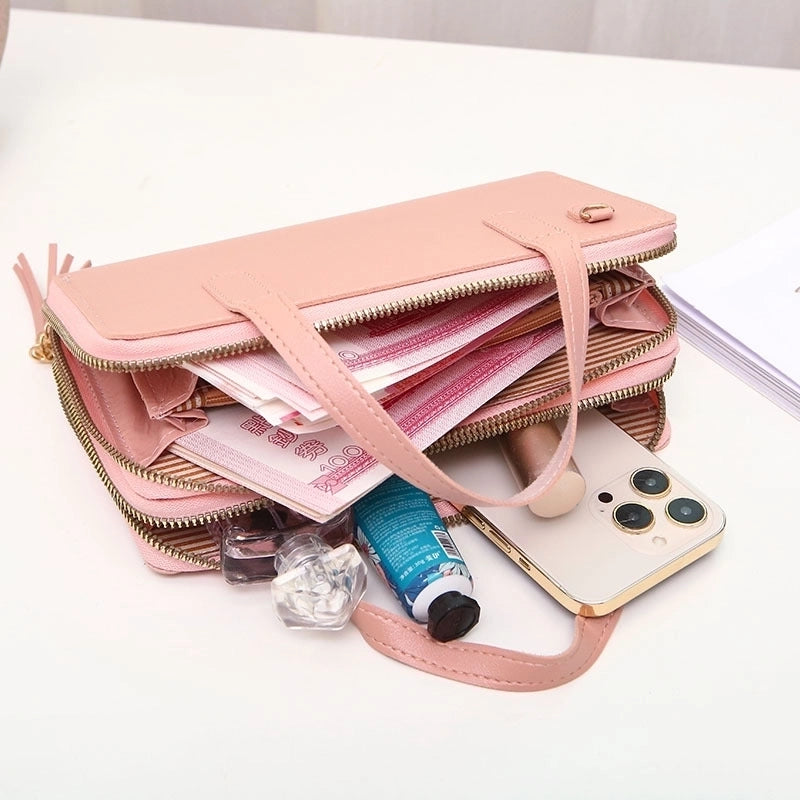 Women's Small Pu Leather Solid Color Elegant Square Zipper Shoulder Bag Handbag Crossbody Bag