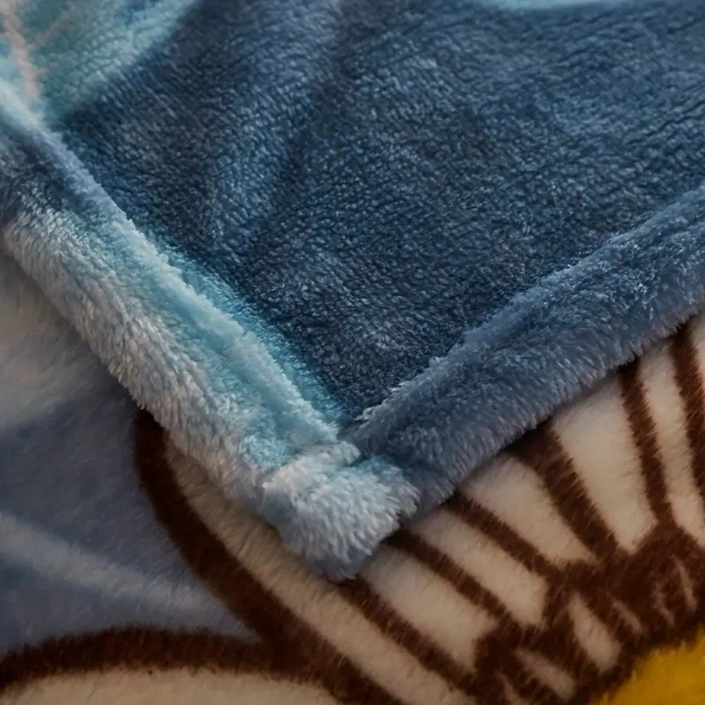Bloombee Retro Floral Soft Blanket