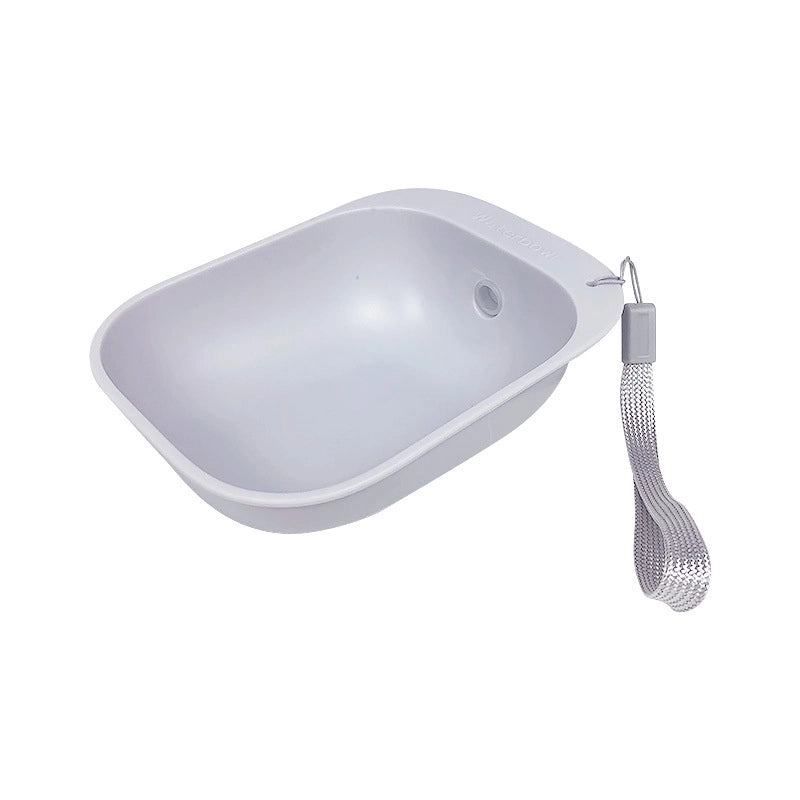 Minimalist Classic Style Plastic Solid Color Pet Tableware