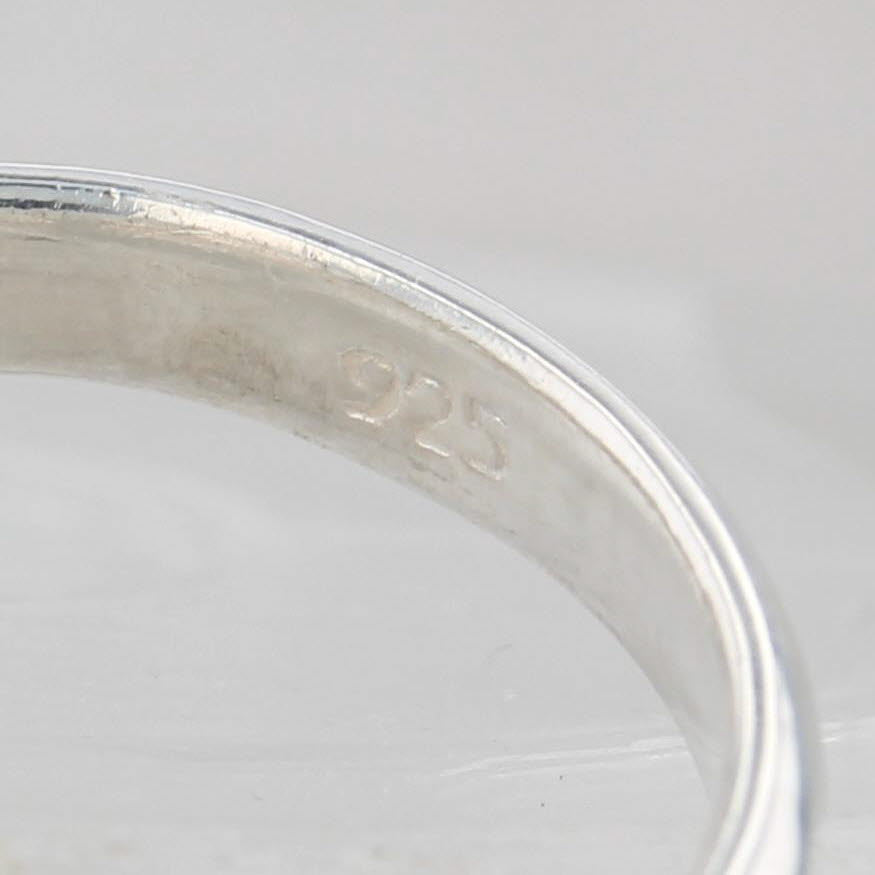 Onyx Heart Ring Sterling Silver Size 6.5 Statement