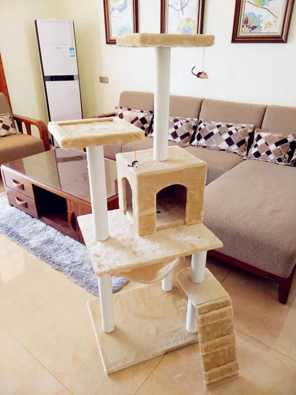 Climb & Scratch Cat Activity Center