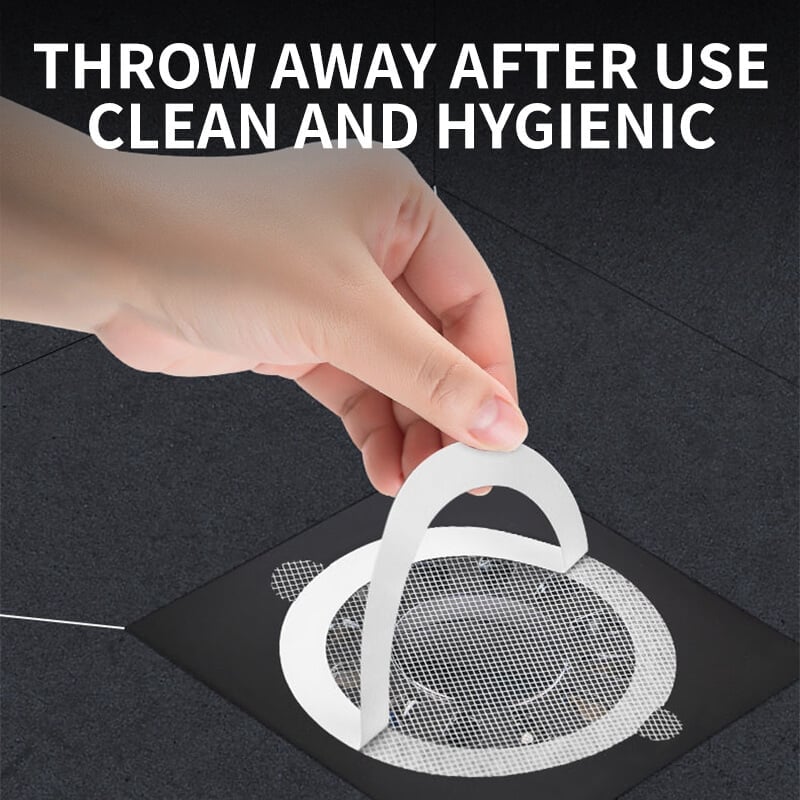 30 PCS Disposable Shower Drain Hair Catcher