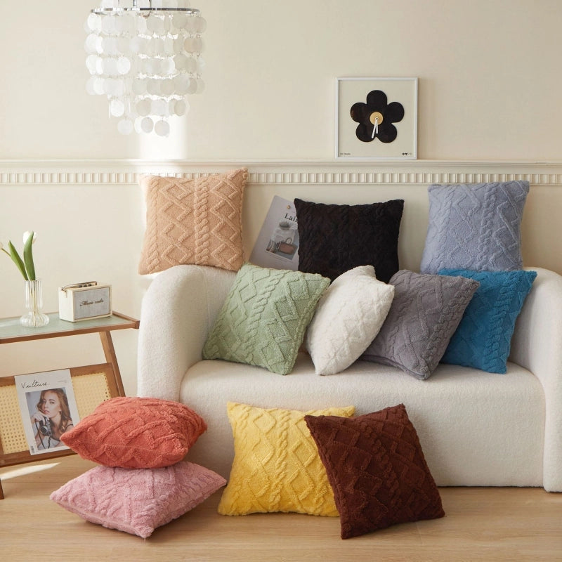 Minimalist Solid Color  Throw Pillow Pillow Cases