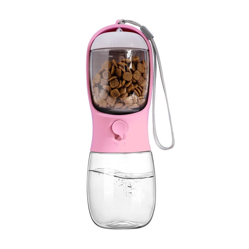 Dog Food Utensils Stainless Steel Food Bowl Non-slip Silicone Base Easy-grip Handle For Dogs