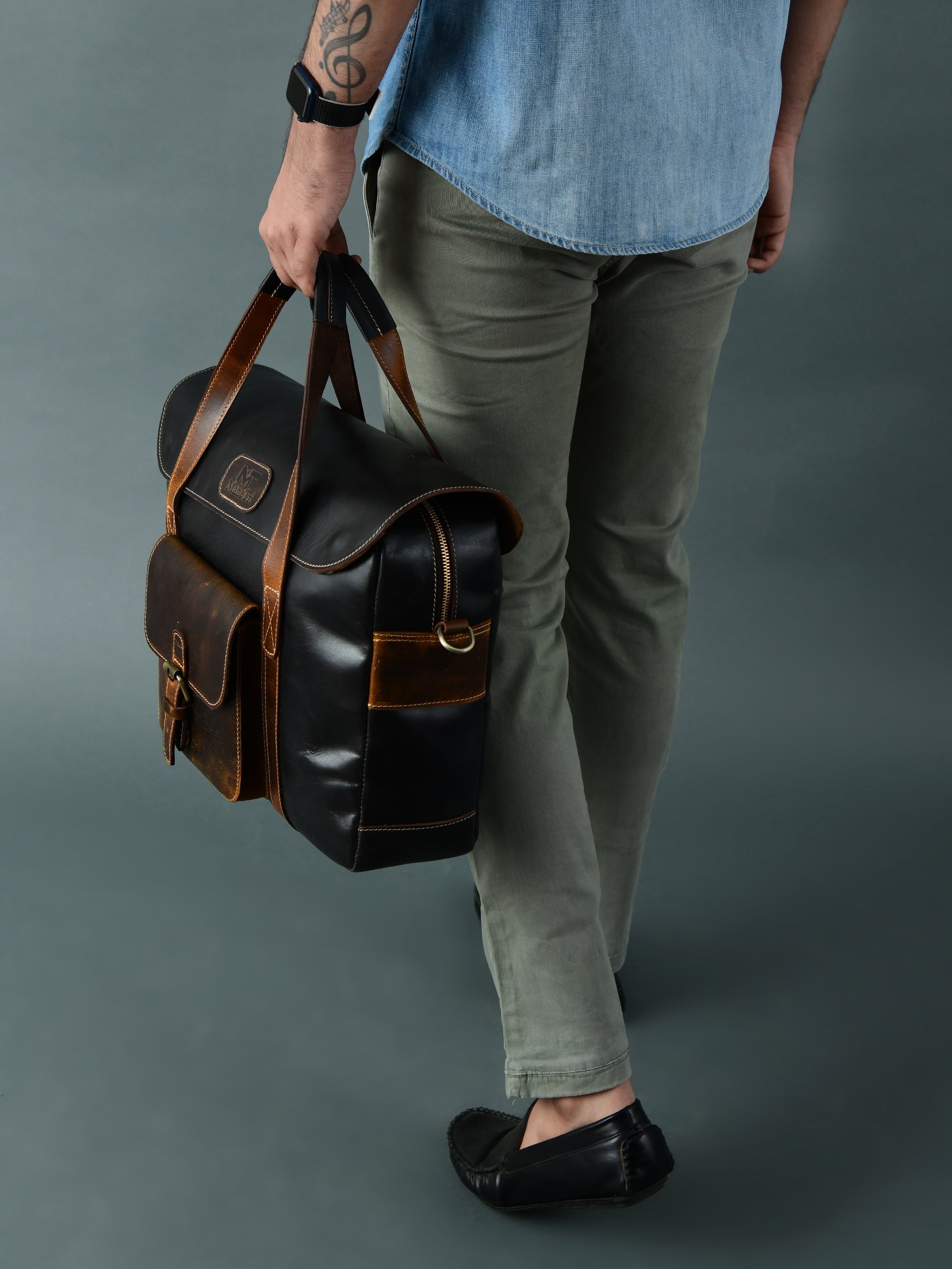 Leather Office Travel Bag