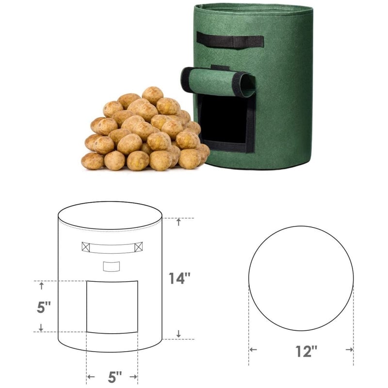 Basic Solid Color Nonwoven Planting Sack