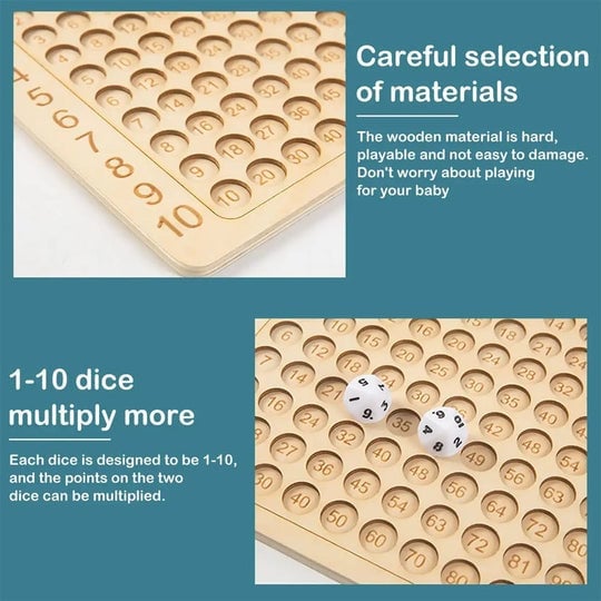 💥  Promotion- SAVE 48% OFF- Wooden Multiplication Board Game - BUY 2 GET EXTRA 10 % OFF & FREE SHIPPING!